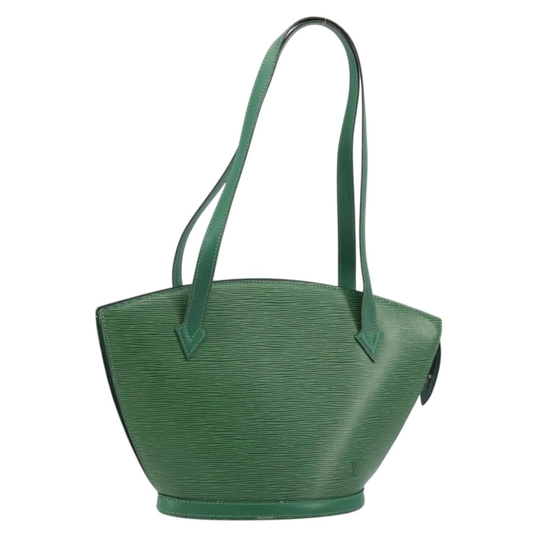 Louis Vuitton Saint Jacques Epi Leather Green Shoulder Bag M52334: Louis Vuitton Saint Jacques Epi Leather Green Shoulder Bag M52334 This is a Louis Vuitton Epi Saint Jacques shoulder bag in green, crafted from signature Epi leather. Designed for women, it features l