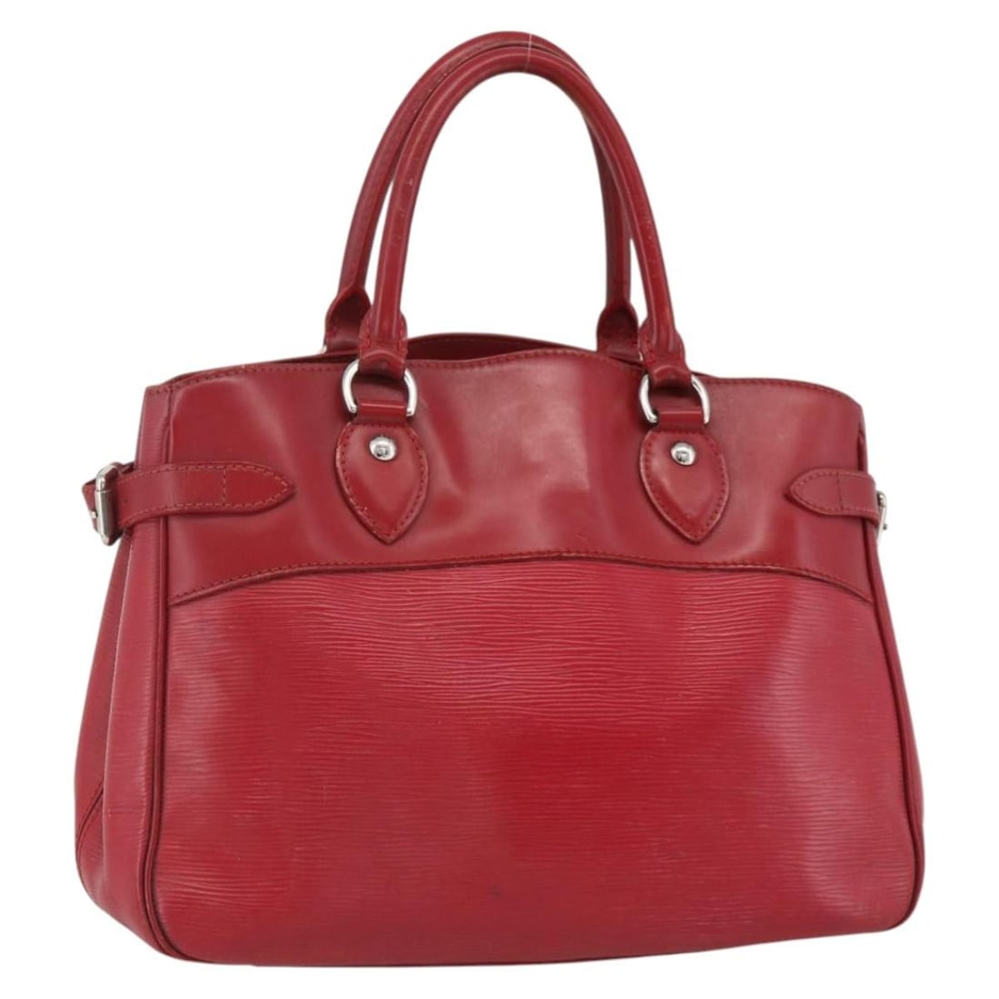 Louis Vuitton Passy PM Epi Leather Red Handbag M5926E France: Louis Vuitton Passy PM Epi Leather Red Handbag M5926E France This is a Louis Vuitton Passy PM handbag in red Epi leather. Designed for women, this bag features a structured silhouette with dual handle