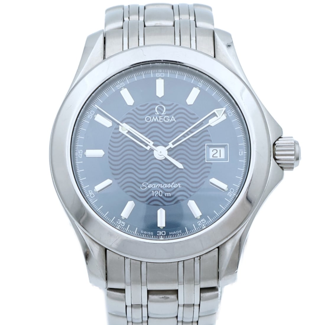 OMEGA Seamaster 2511.81.00 Blue Dial Quartz Steel Wristwatch (1 of 11)