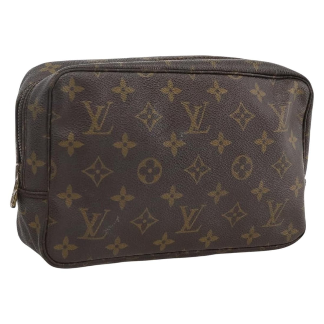 Louis Vuitton Monogram Canvas Trousse Toilette 23 Clutch M47524: Louis Vuitton Monogram Canvas Trousse Toilette 23 Clutch M47524 This Louis Vuitton Monogram Trousse Toilette 23 clutch bag is crafted from signature monogram canvas and features a classic monogram col