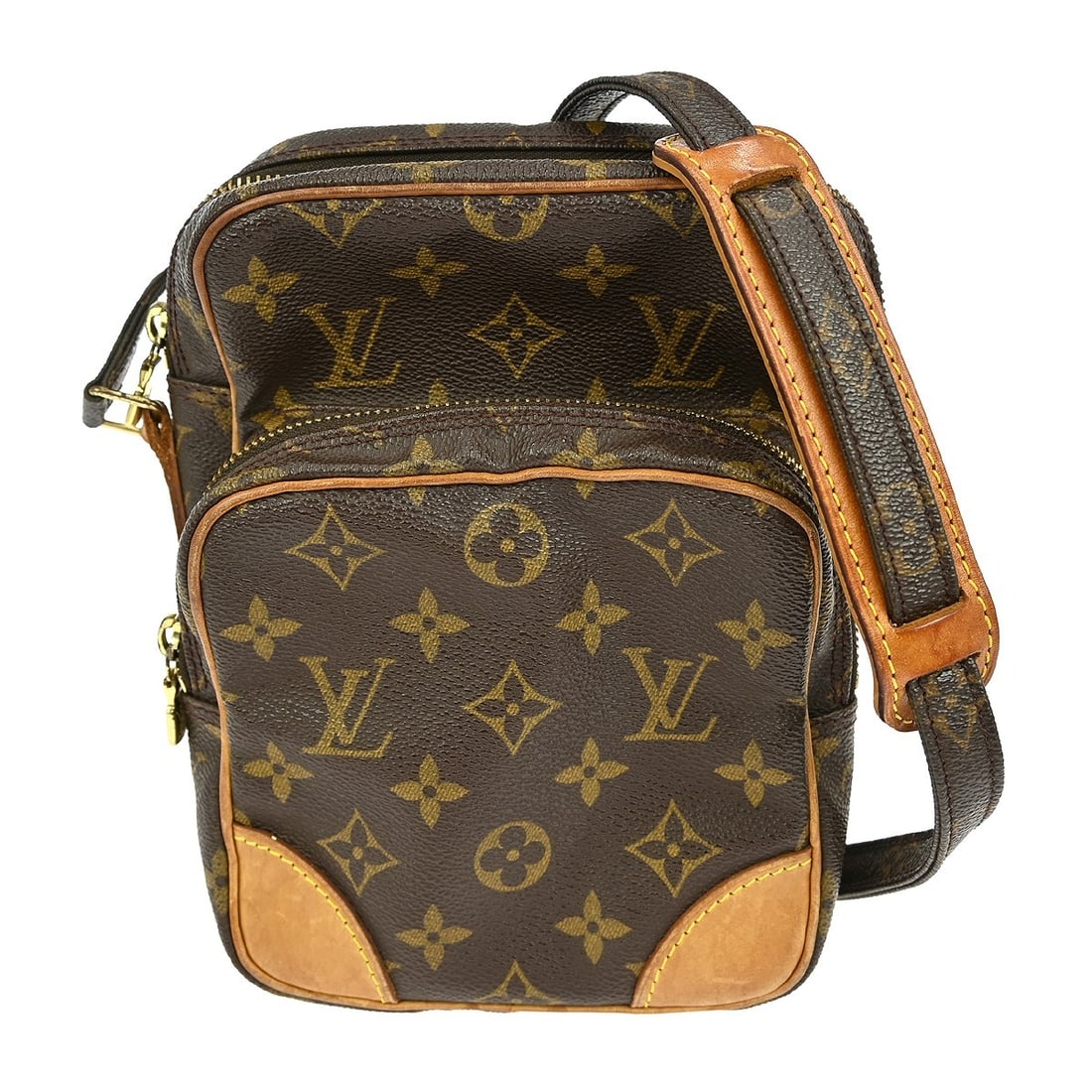 Louis Vuitton Amazon Monogram Crossbody Bag M45236: Louis Vuitton Amazon Monogram Crossbody Bag M45236 This Louis Vuitton Monogram Amazon Crossbody Bag features the signature monogram canvas leather and a medium-sized silhouette. The bag is designed wi