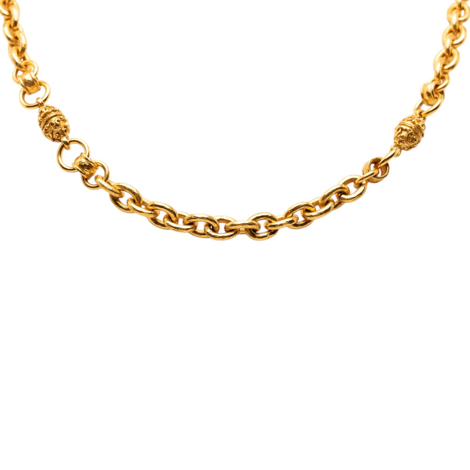 Chanel CC Gold Plated Necklace Chain Link (1 of 5)