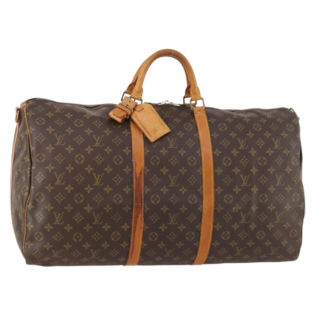 Louis Vuitton Keepall Bandouliere 60 Monogram Canvas Boston Travel Bag M41412: Louis Vuitton Keepall Bandouliere 60 Monogram Canvas Boston Travel Bag M41412 This Louis Vuitton Keepall Bandouliere 60 Boston Bag features the iconic Monogram canvas and is designed for women. The ba