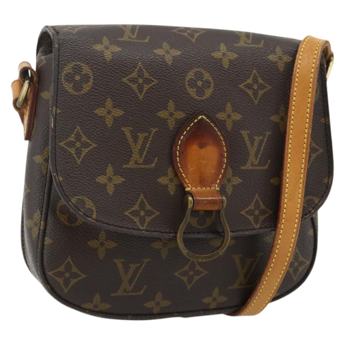 Louis Vuitton Saint Cloud MM monogram canvas shoulder bag M51243: Louis Vuitton Saint Cloud MM monogram canvas shoulder bag M51243 This Louis Vuitton Monogram Saint Cloud MM Shoulder Bag is crafted from signature monogram canvas and designed for women. The bag featu