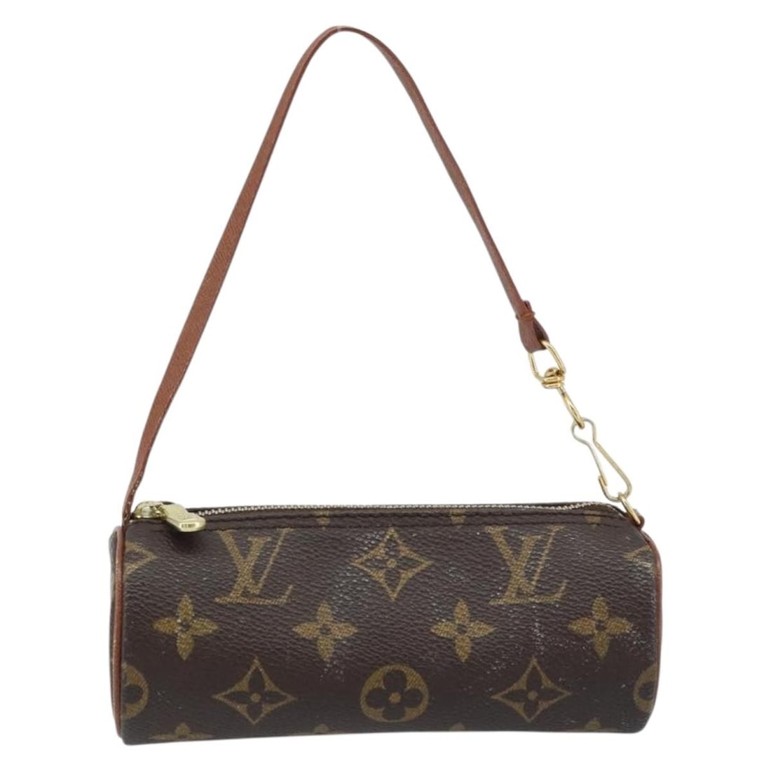 Louis Vuitton Brown Monogram Canvas Papillon Pochette Bag: Louis Vuitton Brown Monogram Canvas Papillon Pochette Bag This Louis Vuitton Papillon Pochette features the iconic Monogram canvas in brown and is designed for women. It is crafted in France and has a