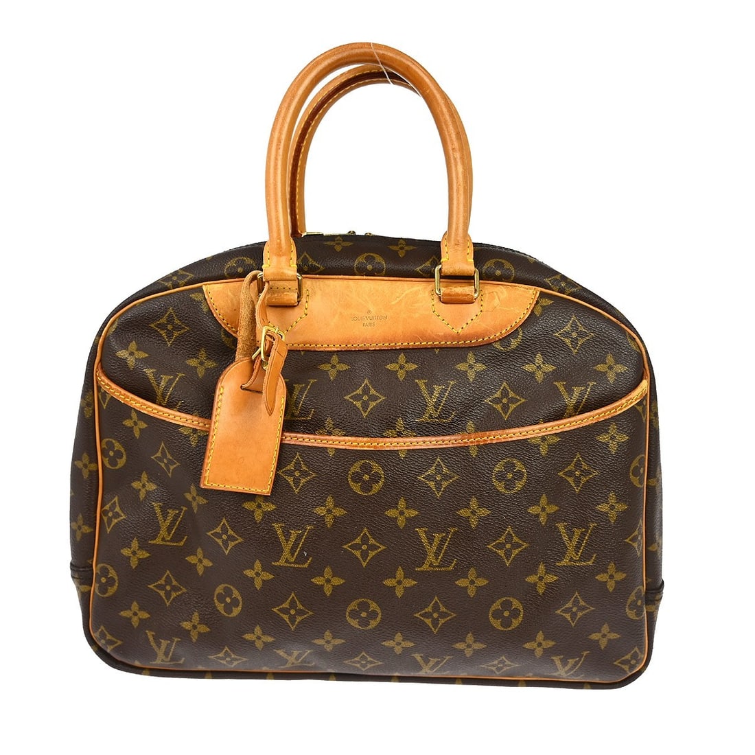 Louis Vuitton Deauville Monogram Canvas Bowling Vanity Bag M42270 (1 of 18)