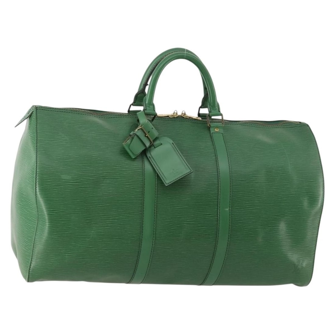 Green Epi Leather Keepall 50 Boston Bag by Louis Vuitton M42964 (1 of 18)