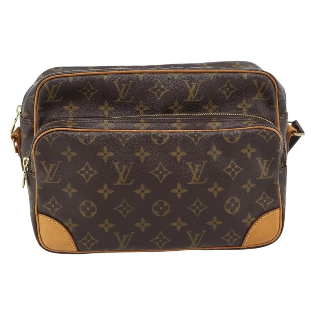 Louis Vuitton Nil Monogram Canvas Messenger Bag: Louis Vuitton Nil Monogram Canvas Messenger Bag This Louis Vuitton Nil Messenger Bag is crafted from brown monogram canvas and designed for unisex use. Made in France, it features a spacious interior 