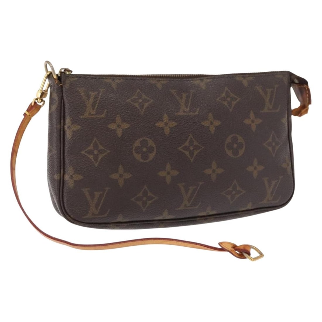 Louis Vuitton Monogram Canvas Pochette Accessoires M51980 Pouch France: Louis Vuitton Monogram Canvas Pochette Accessoires M51980 Pouch France This is a Louis Vuitton Monogram Pochette Accessoires pouch crafted from signature monogram canvas. The pouch features a monogram