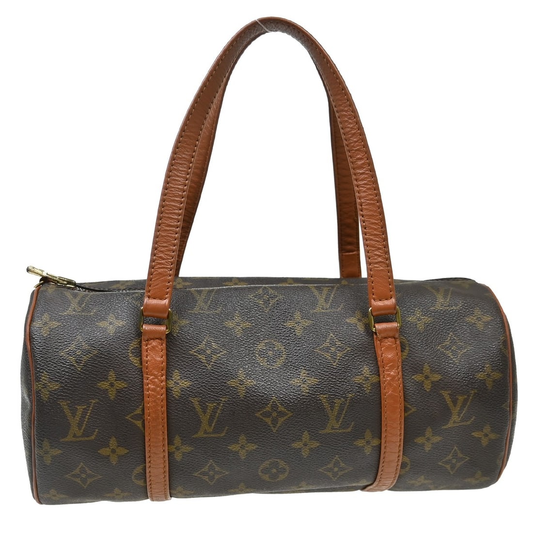 Louis Vuitton Papillon Monogram Canvas Brown Handbag: Louis Vuitton Papillon Monogram Canvas Brown Handbag This Louis Vuitton Papillon Handbag features the iconic monogram canvas in brown, complemented by leather accents. The bag is designed for women an