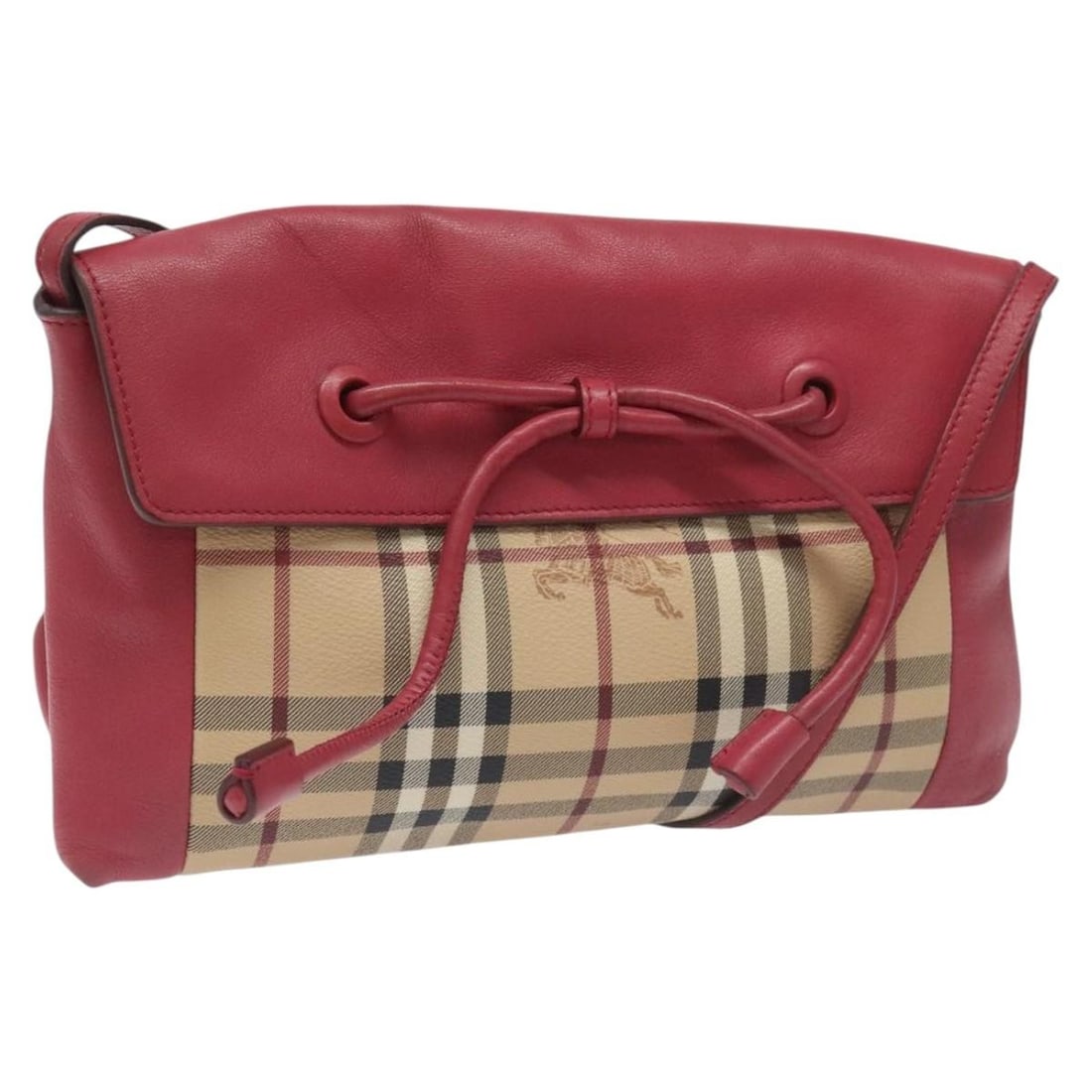 Burberry Pink Beige PVC Nova Check Women's Shoulder Bag: Burberry Pink Beige PVC Nova Check Women's Shoulder Bag This BURBERRY Nova Check shoulder bag features a pink and beige PVC leather exterior in the iconic Nova Check pattern. Designed for women, this 