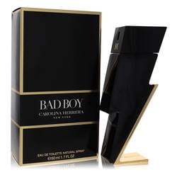 Bad Boy Eau De Toilette Spray By Carolina Herrera: Bad Boy Eau De Toilette Spray By Carolina Herrera Bad Boy Cologne by Carolina Herrera, Spicy and sweet elements fuse with fresh aromatic herbs and cacao in bad boy, a spicy oriental fragrance for men.