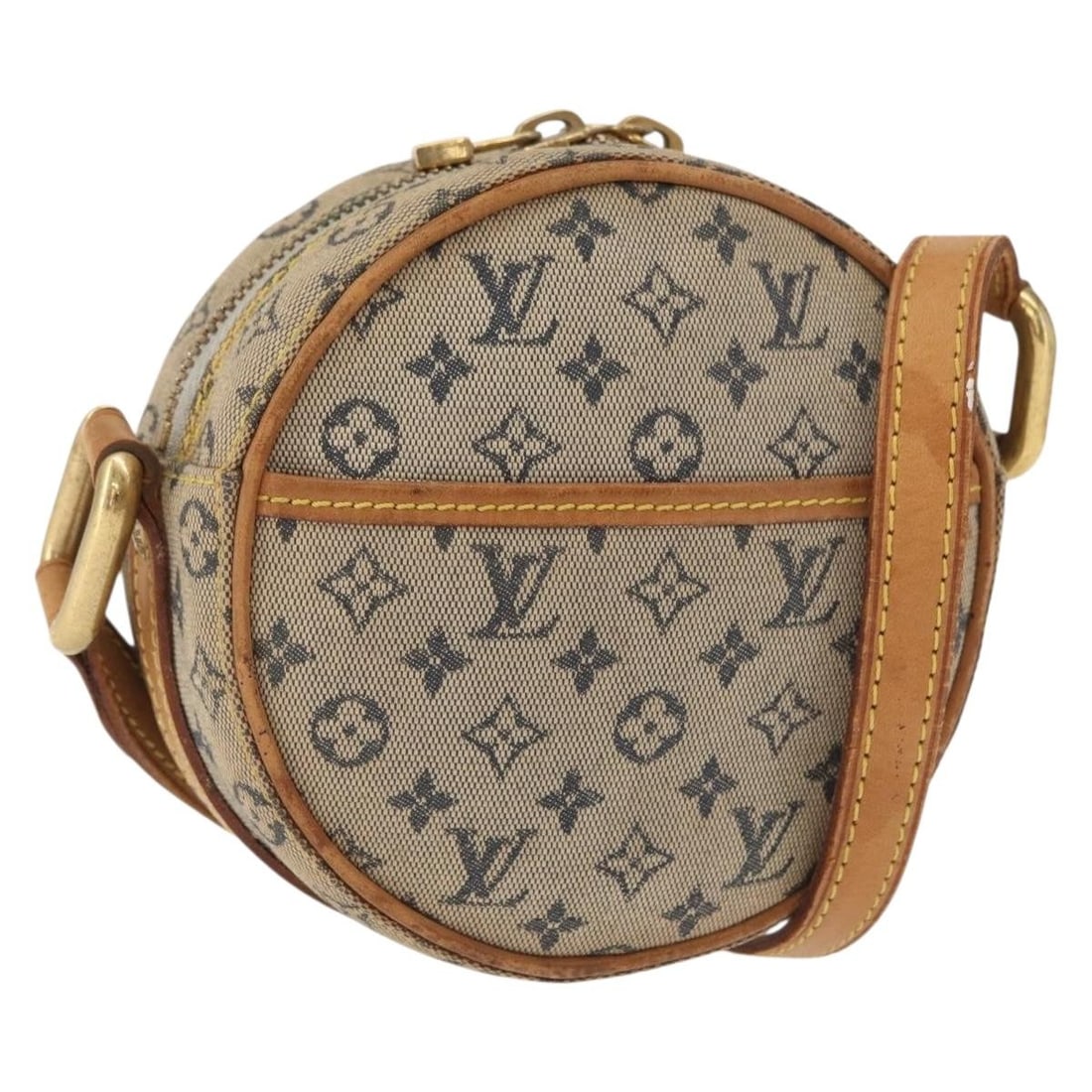 Louis Vuitton Jeanne PM Blue Monogram Mini Canvas Shoulder Bag M92001: Louis Vuitton Jeanne PM Blue Monogram Mini Canvas Shoulder Bag M92001 This Louis Vuitton Monogram Mini Jeanne PM shoulder bag in blue features the classic Monogram Mini canvas exterior. Designed for w