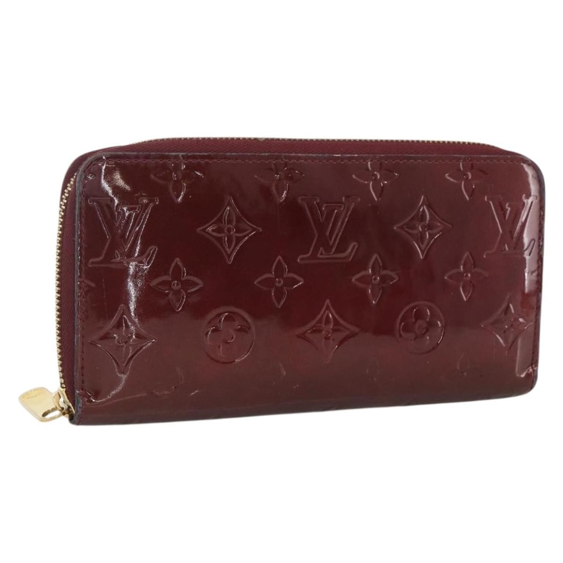 Louis Vuitton Vernis Patent Leather Rouge Favist Zippy Long Wallet M91536: Louis Vuitton Vernis Patent Leather Rouge Favist Zippy Long Wallet M91536 This Louis Vuitton Monogram Vernis Zippy Long Wallet in Rouge Favist is crafted from patent leather and designed for women. Th