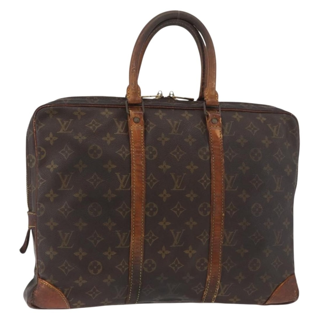 Louis Vuitton Monogram Canvas Business Bag M53361 France: Louis Vuitton Monogram Canvas Business Bag M53361 France This Louis Vuitton Monogram Porte Documents Voyage bag, model M53361, is crafted from the brand's signature monogram canvas. Designed as a busi