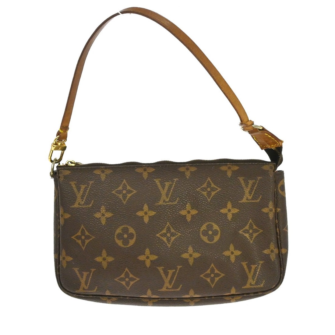 Louis Vuitton Monogram Pochette Accessoires Pouch M51980: Louis Vuitton Monogram Pochette Accessoires Pouch M51980 This Louis Vuitton Pochette Accessoires handbag features the iconic monogram canvas leather exterior in brown. Designed with a zip closure and 