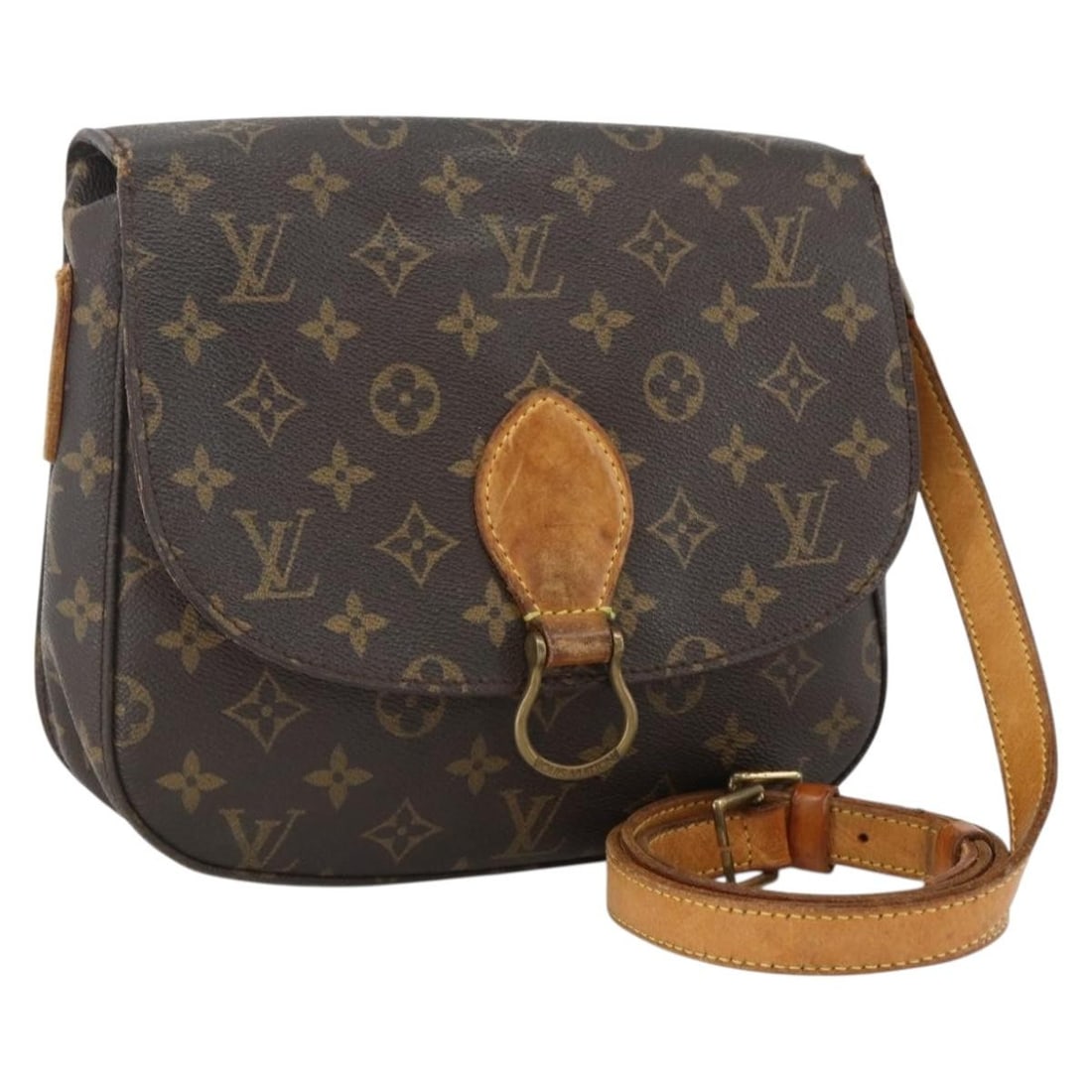 Louis Vuitton Saint Cloud GM Monogram Canvas Shoulder Bag M51242 France: Louis Vuitton Saint Cloud GM Monogram Canvas Shoulder Bag M51242 France This Louis Vuitton Monogram Saint Cloud GM Shoulder Bag features the iconic monogram canvas exterior and is designed for women. 