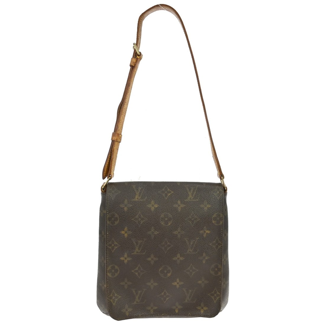 Louis Vuitton Musette Salsa Monogram Canvas Shoulder Bag: Louis Vuitton Musette Salsa Monogram Canvas Shoulder Bag This Louis Vuitton Musette Salsa Handbag features the iconic monogram canvas in brown and is designed for women. The bag is crafted in Spain an