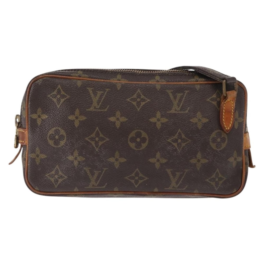 Louis Vuitton Monogram Canvas Pochette Marly Bandouliere Shoulder Bag: Louis Vuitton Monogram Canvas Pochette Marly Bandouliere Shoulder Bag The Louis Vuitton Pochette Marly Bandouliere Bag features the iconic monogram canvas in brown and is designed for women. This piec