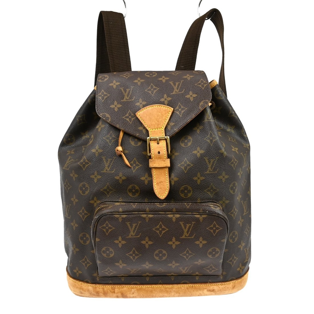 Louis Vuitton Montsouris GM Monogram Canvas Backpack: Louis Vuitton Montsouris GM Monogram Canvas Backpack This is a vintage Louis Vuitton Montsouris GM backpack crafted in the classic monogram canvas with leather trim. The bag features a buckle drawstri