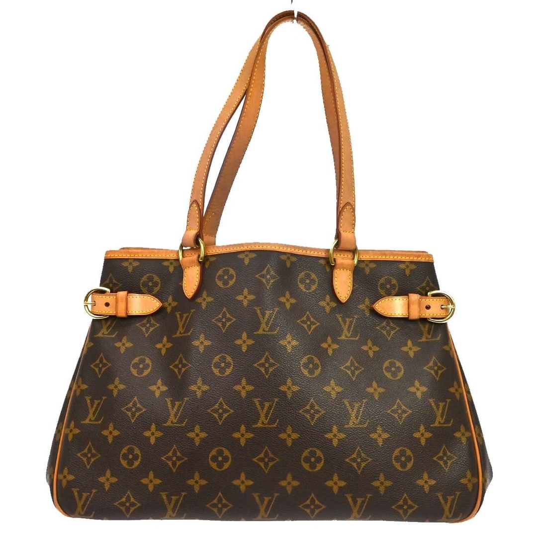 Louis Vuitton Batignolles Horizontal Monogram Canvas Tote Bag: Louis Vuitton Batignolles Horizontal Monogram Canvas Tote Bag This is a vintage Louis Vuitton Batignolles Horizontal tote bag crafted in brown monogram canvas with leather trim. The bag features a med