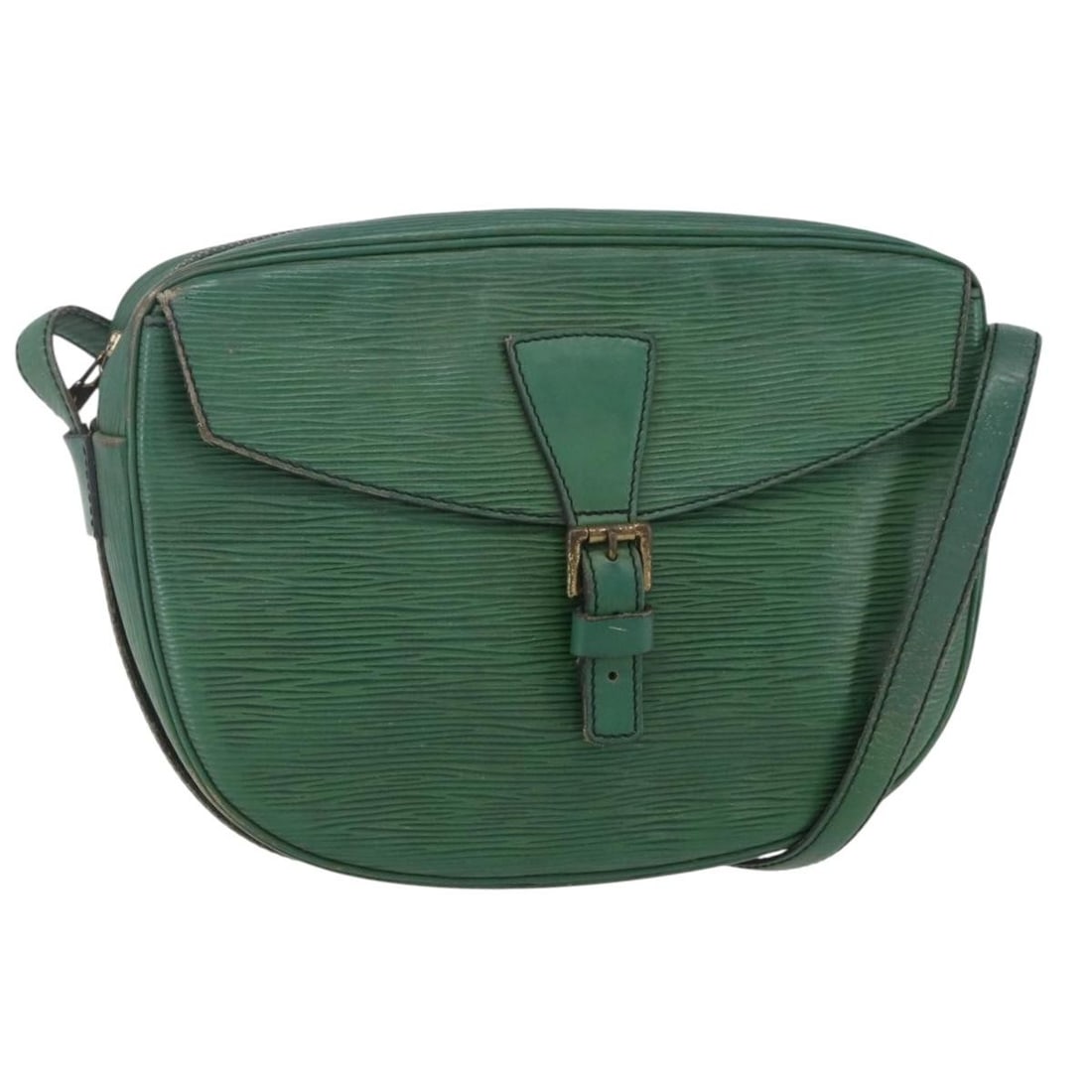 LOUIS VUITTON Epi Jeune Fille MM Shoulder Bag Green M52154 Auth: LOUIS VUITTON Epi Jeune Fille MM Shoulder Bag Green M52154 Auth This Louis Vuitton Epi Jeune Fille MM Shoulder Bag in vibrant green is a stylish and functional accessory for any occasion. Crafted from