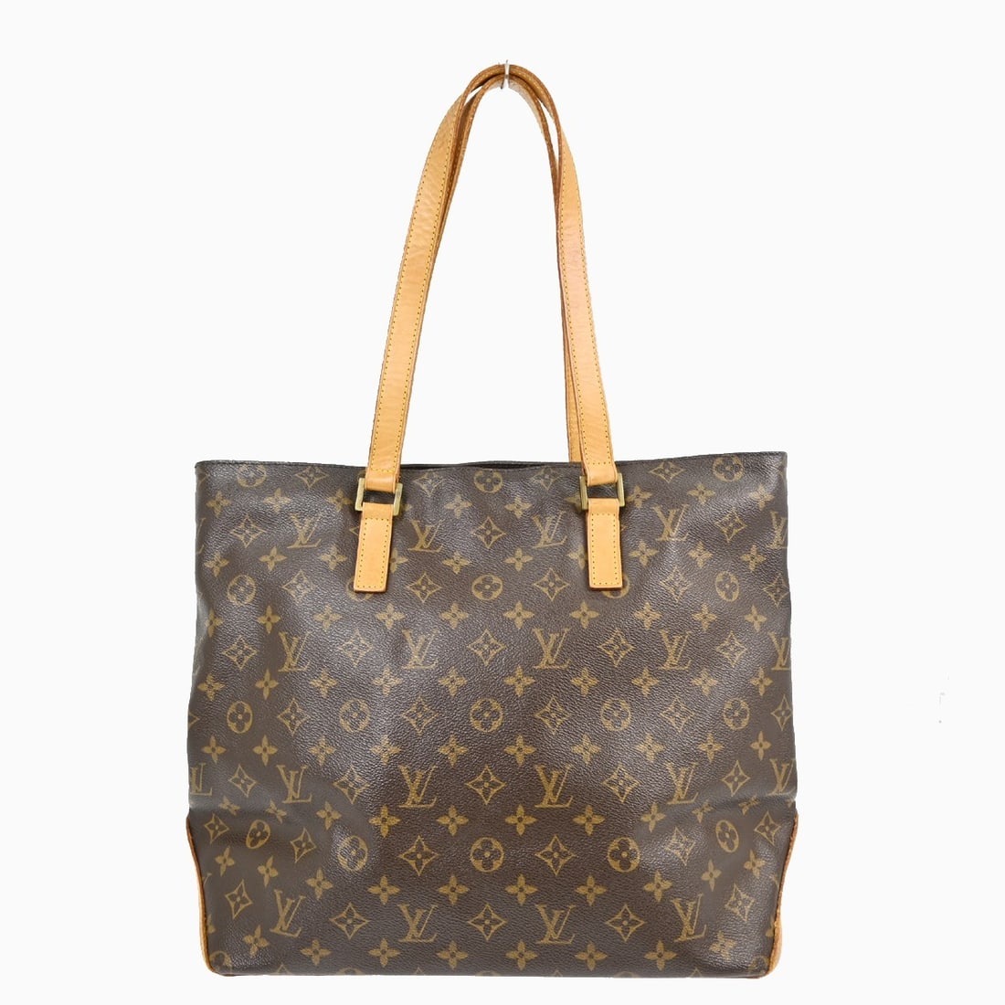 Louis Vuitton Cabas Mezzo Monogram Canvas Tote Bag M51151: Louis Vuitton Cabas Mezzo Monogram Canvas Tote Bag M51151 This Louis Vuitton Cabas Mezzo tote bag features the iconic Monogram canvas with leather accents and double leather handles. It is designed wi