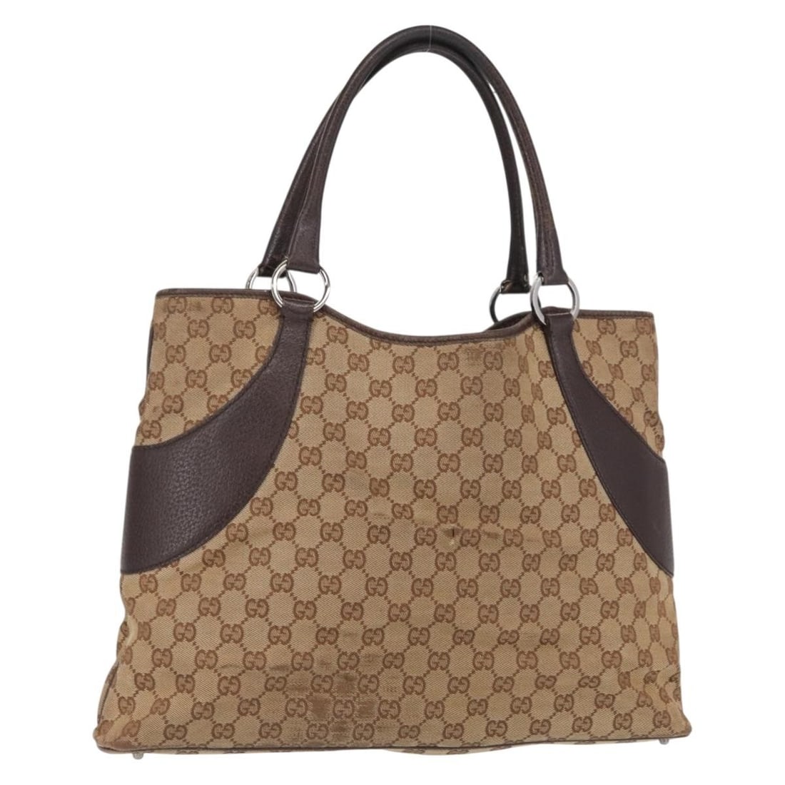 Beige GG Canvas Gucci Tote Bag Model 115016 from Italy: Beige GG Canvas Gucci Tote Bag Model 115016 from Italy This is a GUCCI GG Canvas tote bag in beige, featuring the brand's signature GG canvas material. The bag is designed with a spacious interior and
