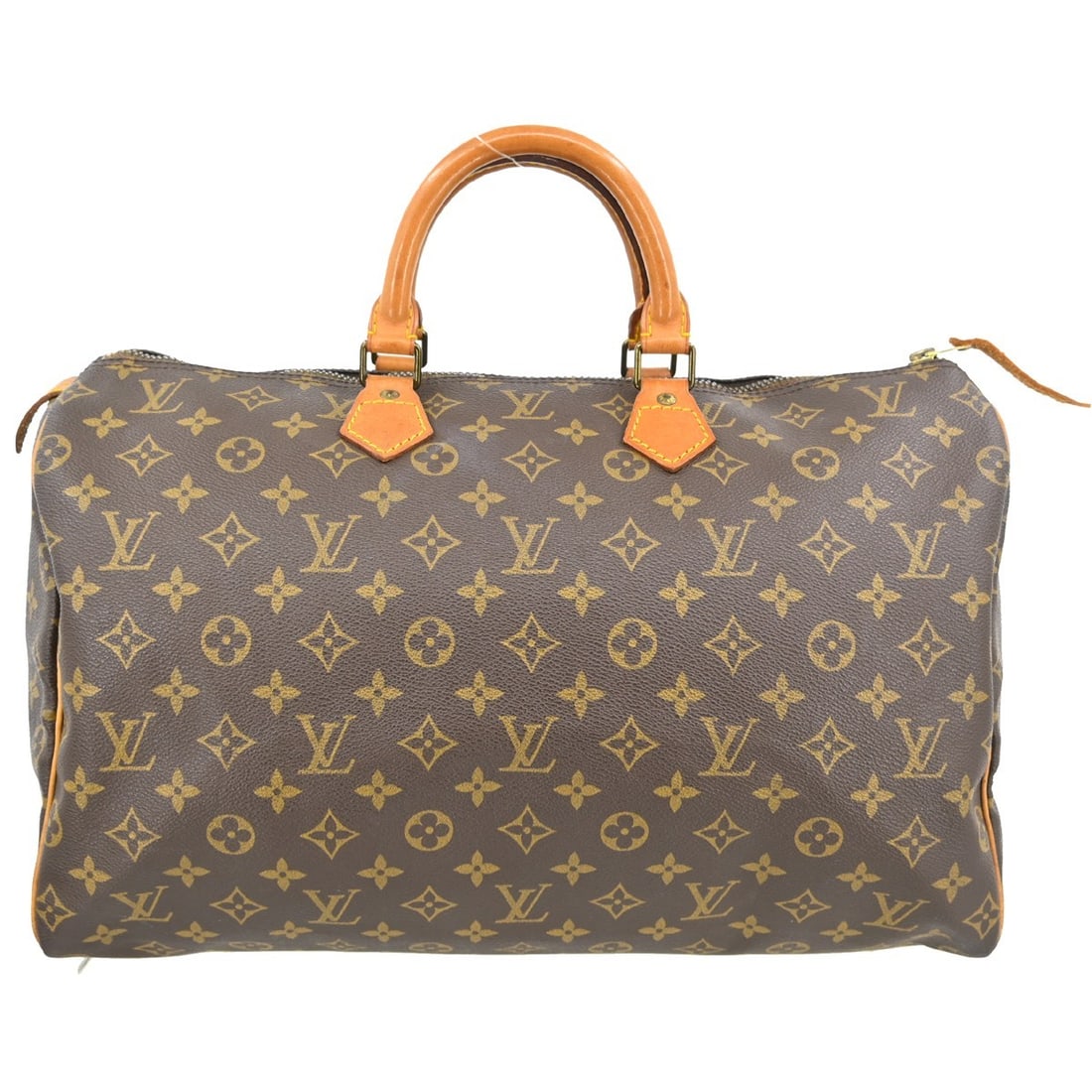 Louis Vuitton Speedy Monogram Canvas Brown Handbag 40cm x 26cm x 19cm: Louis Vuitton Speedy Monogram Canvas Brown Handbag 40cm x 26cm x 19cm This Louis Vuitton Speedy Handbag features the brand's iconic monogram canvas in brown. Designed for women, it offers a spacious i
