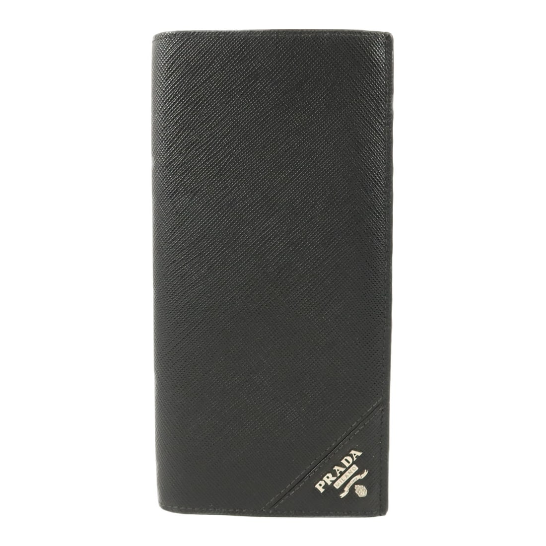 Prada Black Saffiano Leather Long Bifold Wallet 2MV836 (1 of 14)