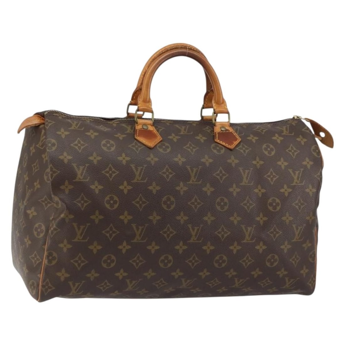 Louis Vuitton Speedy Monogram Canvas Handbag: Louis Vuitton Speedy Monogram Canvas Handbag This Louis Vuitton Speedy Handbag features the iconic monogram canvas in brown and is designed for women. The bag is crafted in France and offers ample spa