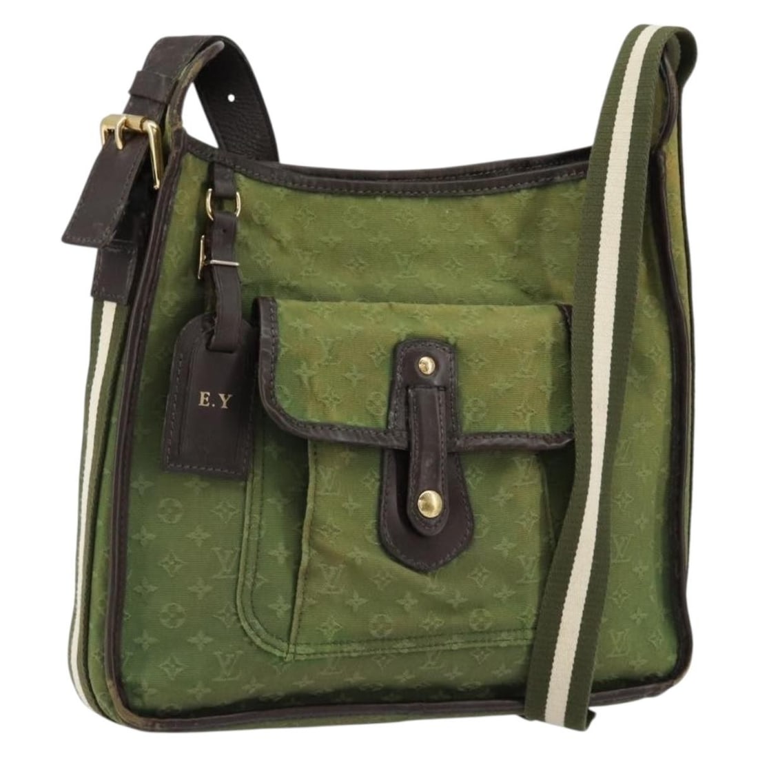 LOUIS VUITTON Monogram Mini Besace Mary Kate Shoulder Bag TST Khaki M92322 Auth: LOUIS VUITTON Monogram Mini Besace Mary Kate Shoulder Bag TST Khaki M92322 Auth This authentic LOUIS VUITTON Monogram Mini Besace Mary Kate Bag is a stylish shoulder bag crafted from Monogram Mini Can