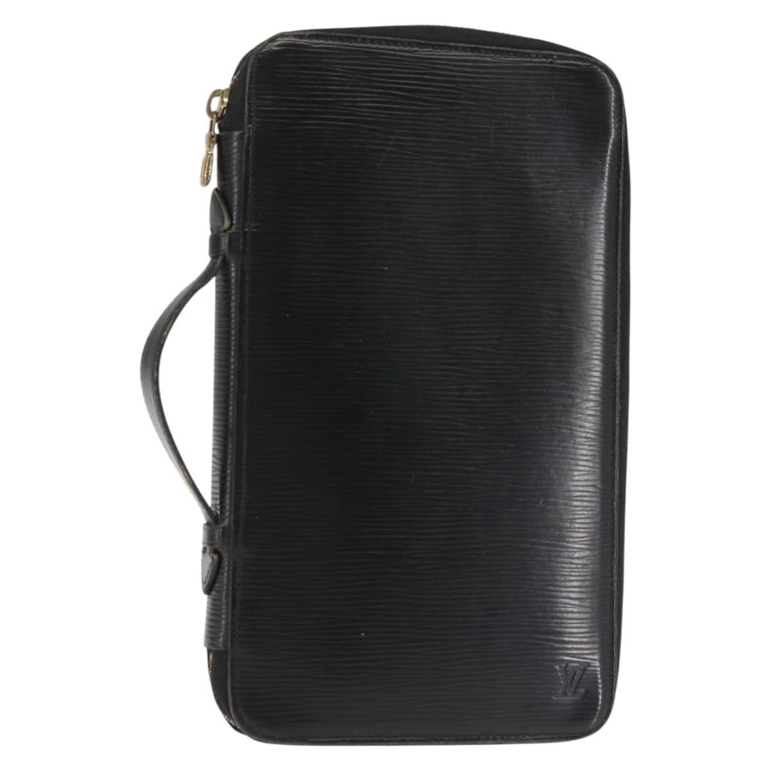 LOUIS VUITTON Black Epi Poche Escapade Travel Case LV Auth: LOUIS VUITTON Black Epi Poche Escapade Travel Case LV Auth This authentic LOUIS VUITTON Epi Poche Escapade Travel Case is a stylish and functional accessory for any traveler. Crafted in France from du