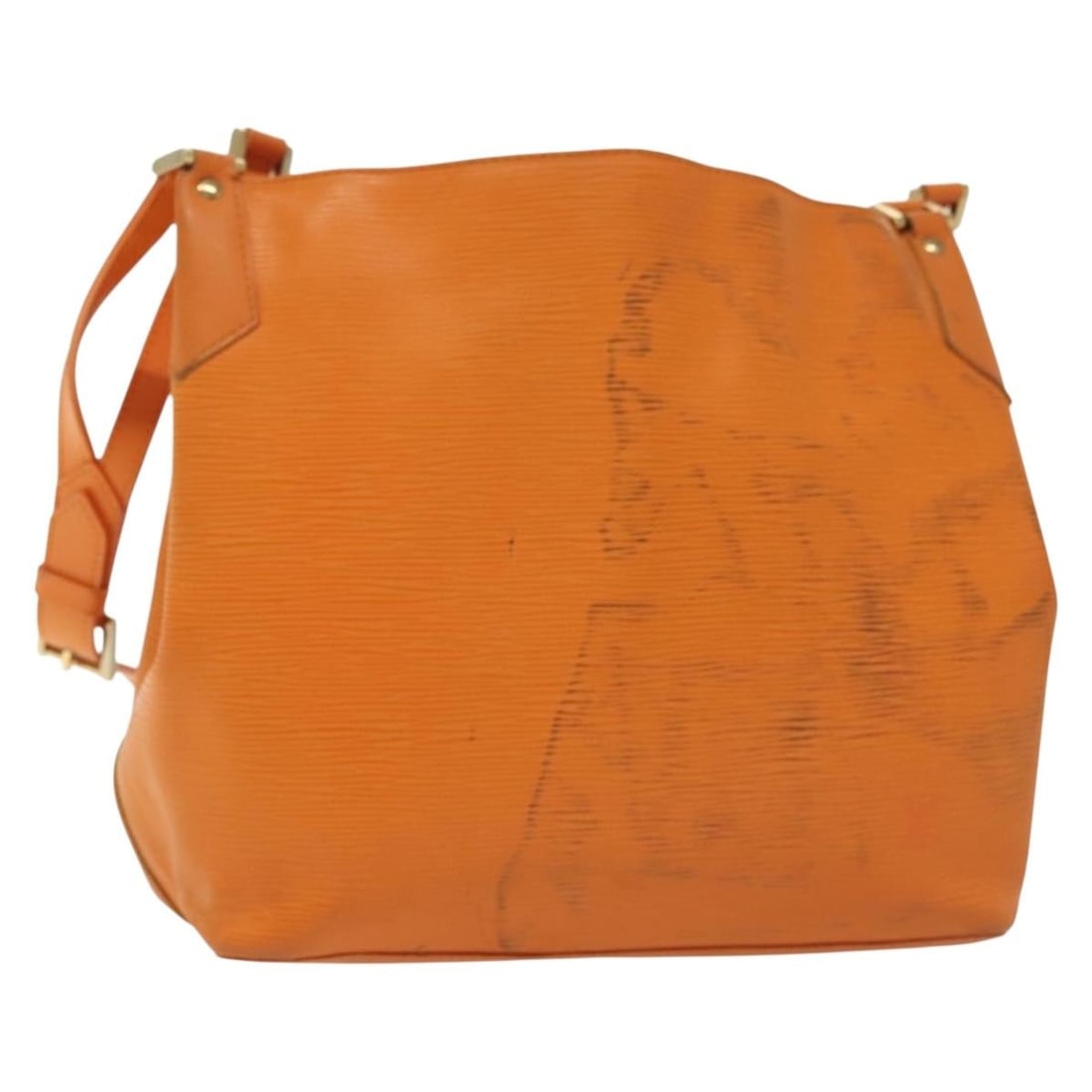 Louis Vuitton Mandala MM Epi Leather Orange Shoulder Bag: Louis Vuitton Mandala MM Epi Leather Orange Shoulder Bag This Louis Vuitton Epi Mandala MM shoulder bag in Orange Mandarin is crafted from durable Epi leather and features a structured silhouette. Des