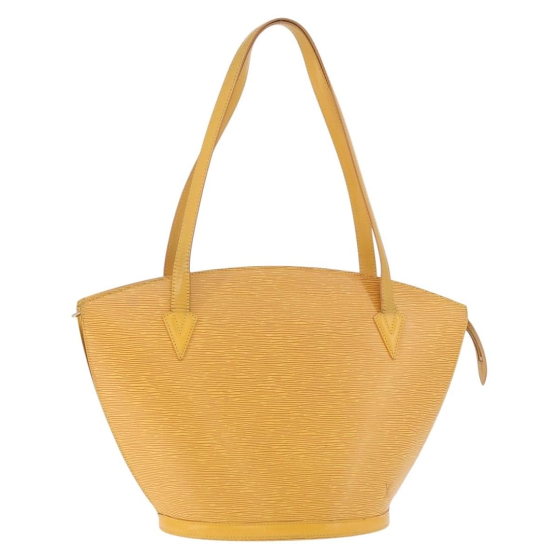 Louis Vuitton Saint Jacques Epi Leather Yellow Shoulder Bag M52269: Louis Vuitton Saint Jacques Epi Leather Yellow Shoulder Bag M52269 This Louis Vuitton Epi Saint Jacques Shopping Bag in yellow is crafted from durable Epi leather and features a classic shoulder bag d