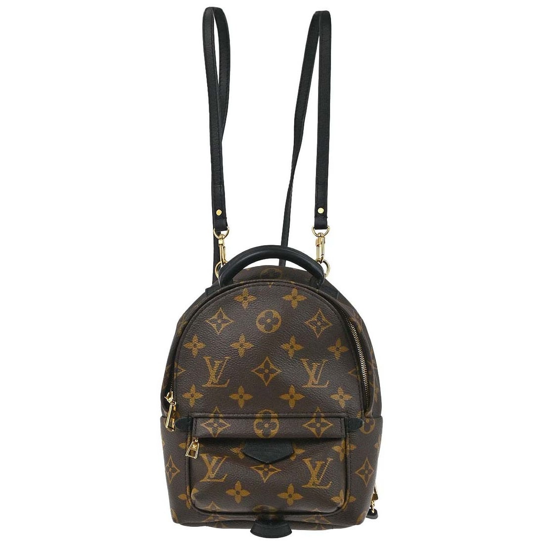 Louis Vuitton Palm Springs Mini monogram canvas backpack: Louis Vuitton Palm Springs Mini monogram canvas backpack This Louis Vuitton Palm Springs Mini Backpack features the signature monogram canvas with leather accents and the iconic logo detail. Designed 