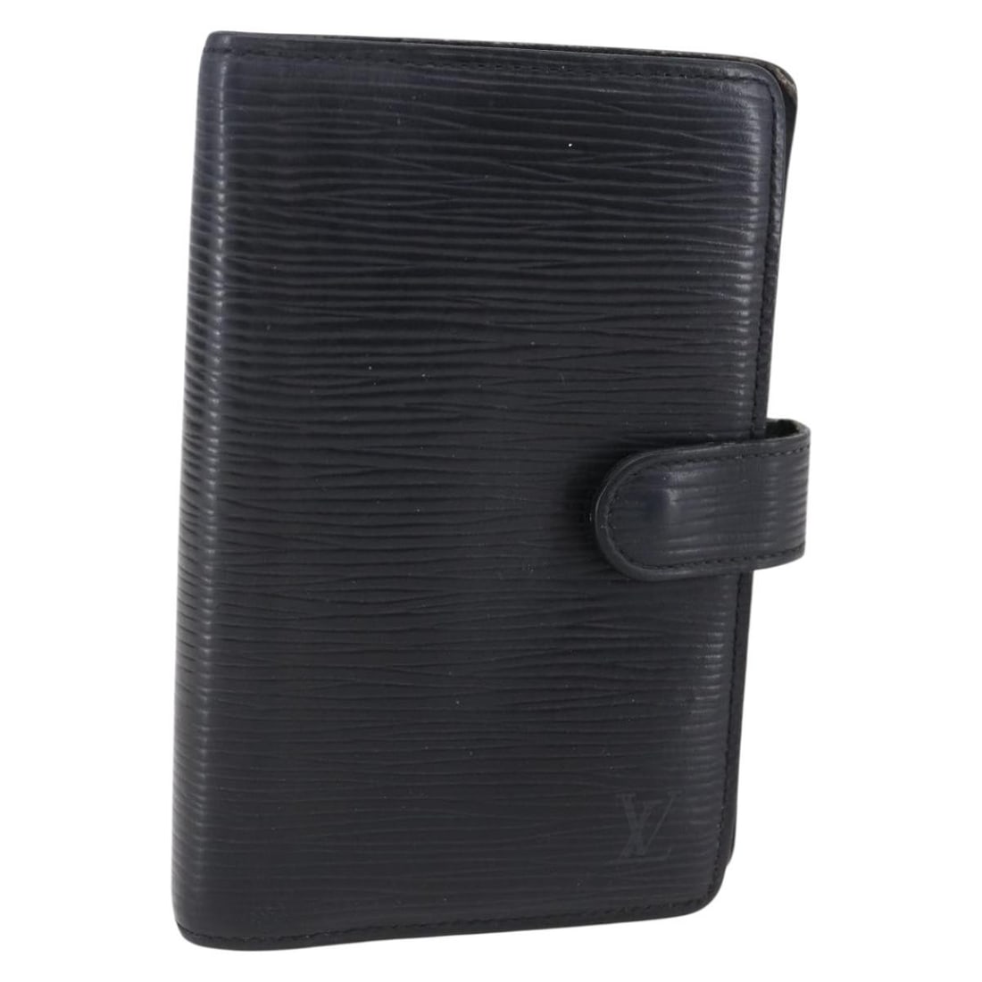 LOUIS VUITTON Epi Leather Day Planner Cover Black R20052 Spain Auth: LOUIS VUITTON Epi Leather Day Planner Cover Black R20052 Spain Auth This authentic LOUIS VUITTON Epi Agenda PM Day Planner Cover is a stylish and functional accessory crafted from high-quality Epi lea