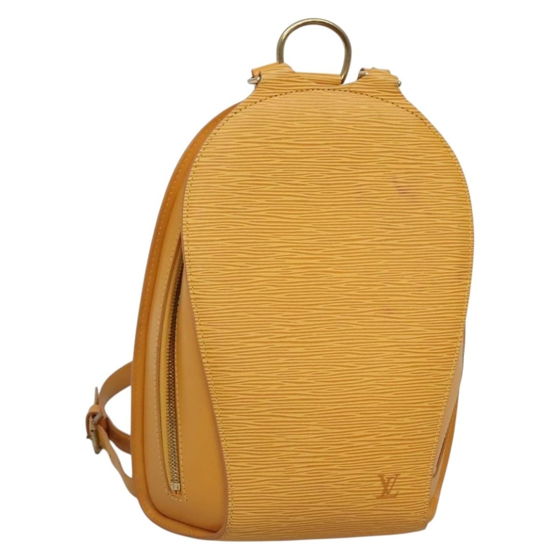 Authentic LOUIS VUITTON Epi Mabillon Backpack Yellow M52239 France: Authentic LOUIS VUITTON Epi Mabillon Backpack Yellow M52239 France Elevate your style with this authentic LOUIS VUITTON Epi Mabillon Backpack in a vibrant yellow hue. Crafted from durable Epi leather,