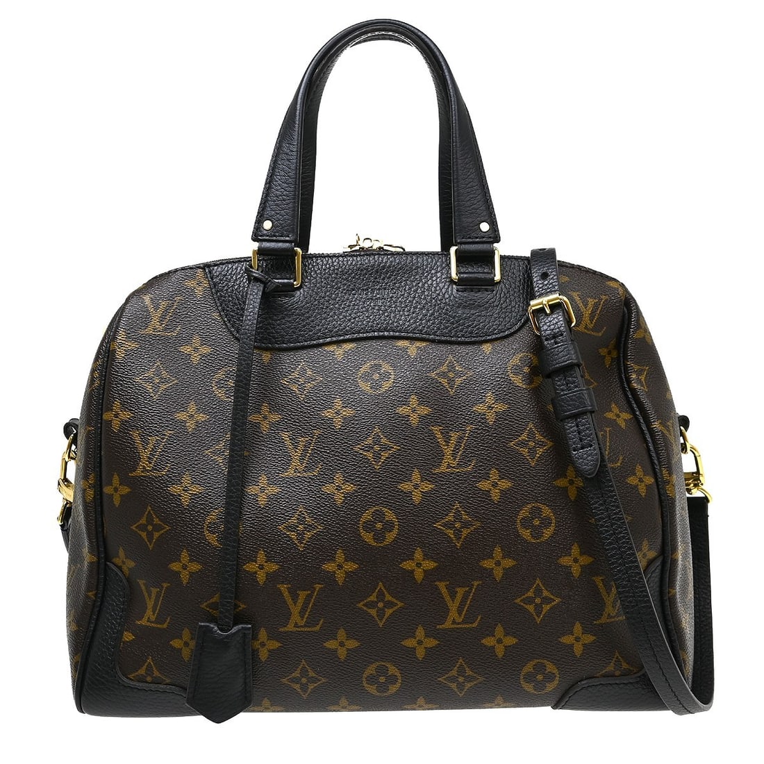 Louis Vuitton Retiro PM Monogram Canvas Top Handle Bag: Louis Vuitton Retiro PM Monogram Canvas Top Handle Bag This Louis Vuitton Retiro PM is a vintage top handle bag crafted from the brand's signature Monogram canvas with black leather double handles and
