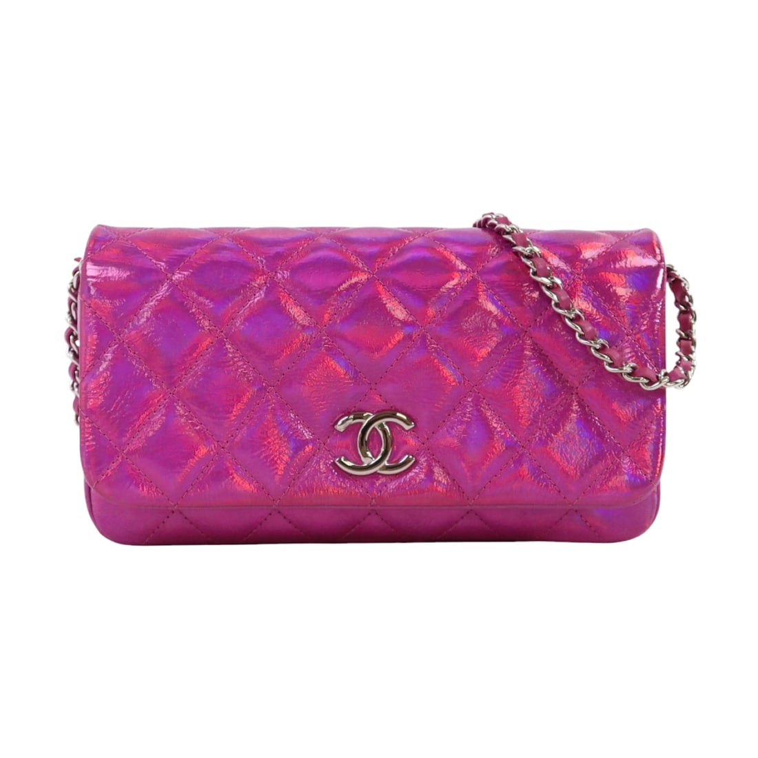 Pink Goatskin CHANEL AP3666 Shoulder Bag with Silver Chain Detailing (1 of 17)
