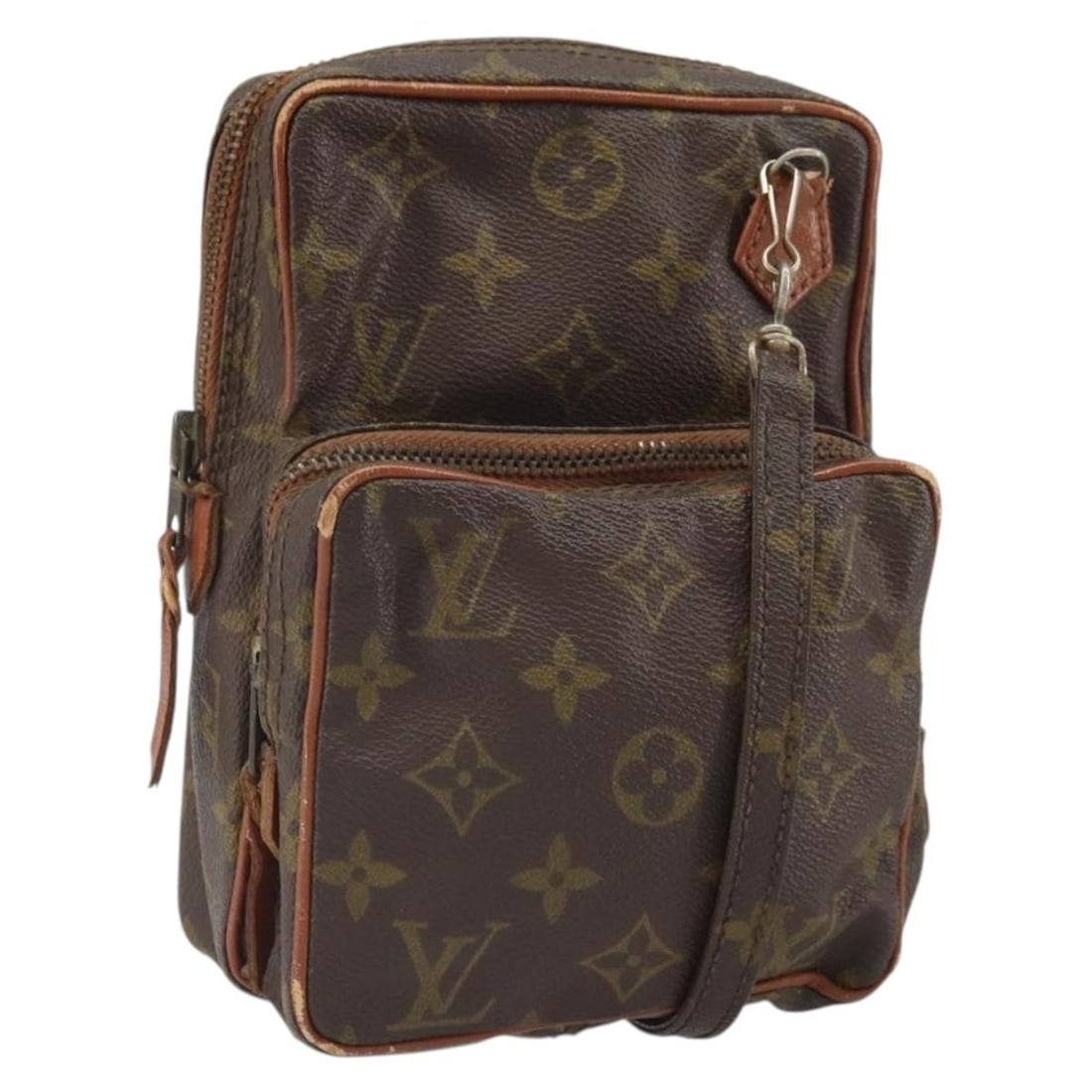 Louis Vuitton Mini Amazon Monogram Canvas Shoulder Bag M45238: Louis Vuitton Mini Amazon Monogram Canvas Shoulder Bag M45238 This is a Louis Vuitton Monogram Mini Amazon shoulder bag crafted from the brand's signature monogram canvas. The bag features an adjustab