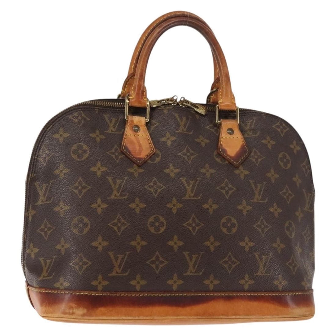 LOUIS VUITTON Monogram Alma Hand Bag M51130 Auth BA0916: LOUIS VUITTON Monogram Alma Hand Bag M51130 Auth BA0916 This authentic LOUIS VUITTON Monogram Alma Hand Bag (Product No. M51130) is a timeless piece, crafted in France from durable Monogram Canvas. Wi