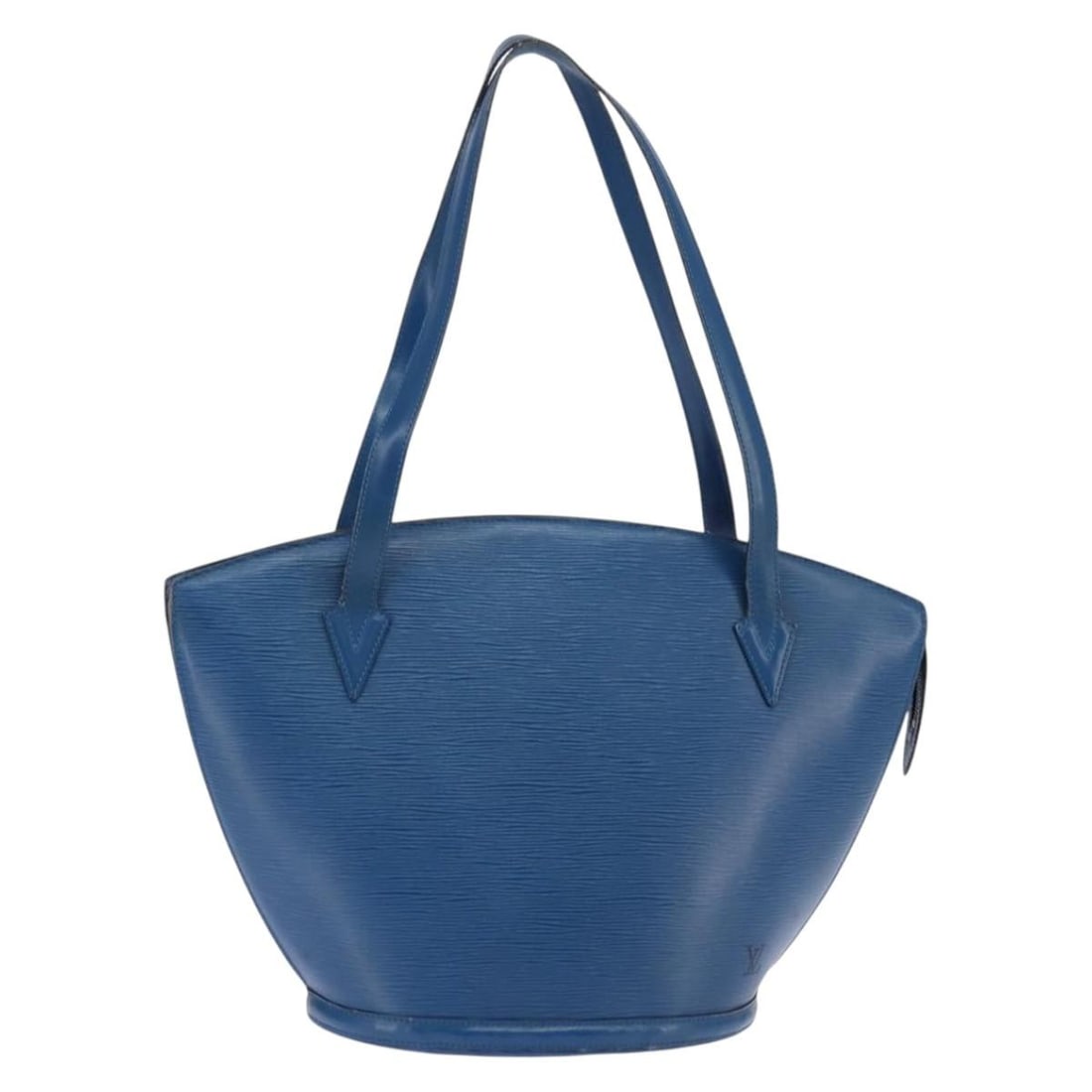 LOUIS VUITTON Epi Saint Jacques Blue Shoulder Bag M52275 Auth: LOUIS VUITTON Epi Saint Jacques Blue Shoulder Bag M52275 Auth This authentic Louis Vuitton Epi Saint Jacques Shoulder Bag in striking blue showcases the brand's signature Epi leather craftsmanship. De