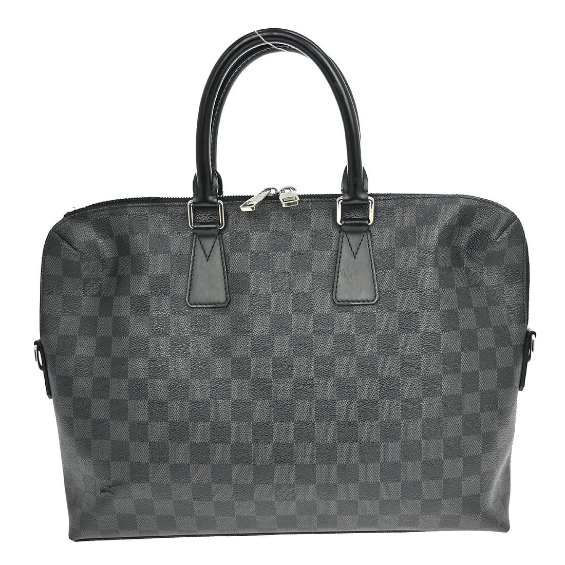 Louis Vuitton Damier Graphite Tote Bag PDJ 15 in Zip: Louis Vuitton Damier Graphite Tote Bag PDJ 15 in Zip This Louis Vuitton PDJ Porte Document Jour handbag features the iconic Damier Graphite canvas leather exterior in gray with a zip closure and logo 