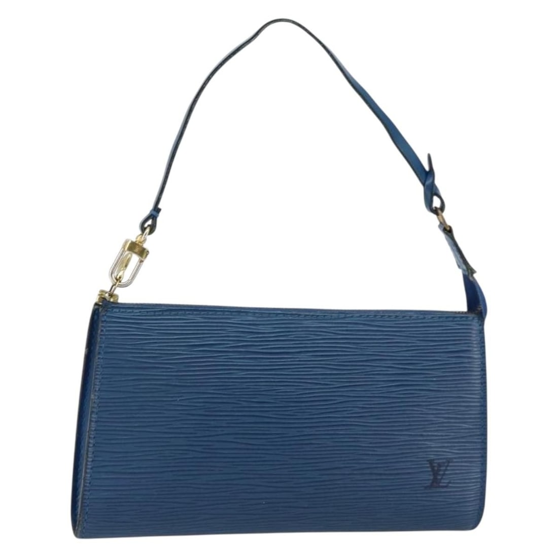 Louis Vuitton Epi Blue Accessory Pouch M52985: Louis Vuitton Epi Blue Accessory Pouch M52985 This Louis Vuitton Epi Pochette Accessoires accessory pouch is crafted from blue Epi leather and features a sleek, compact design. The pouch is made in Fr