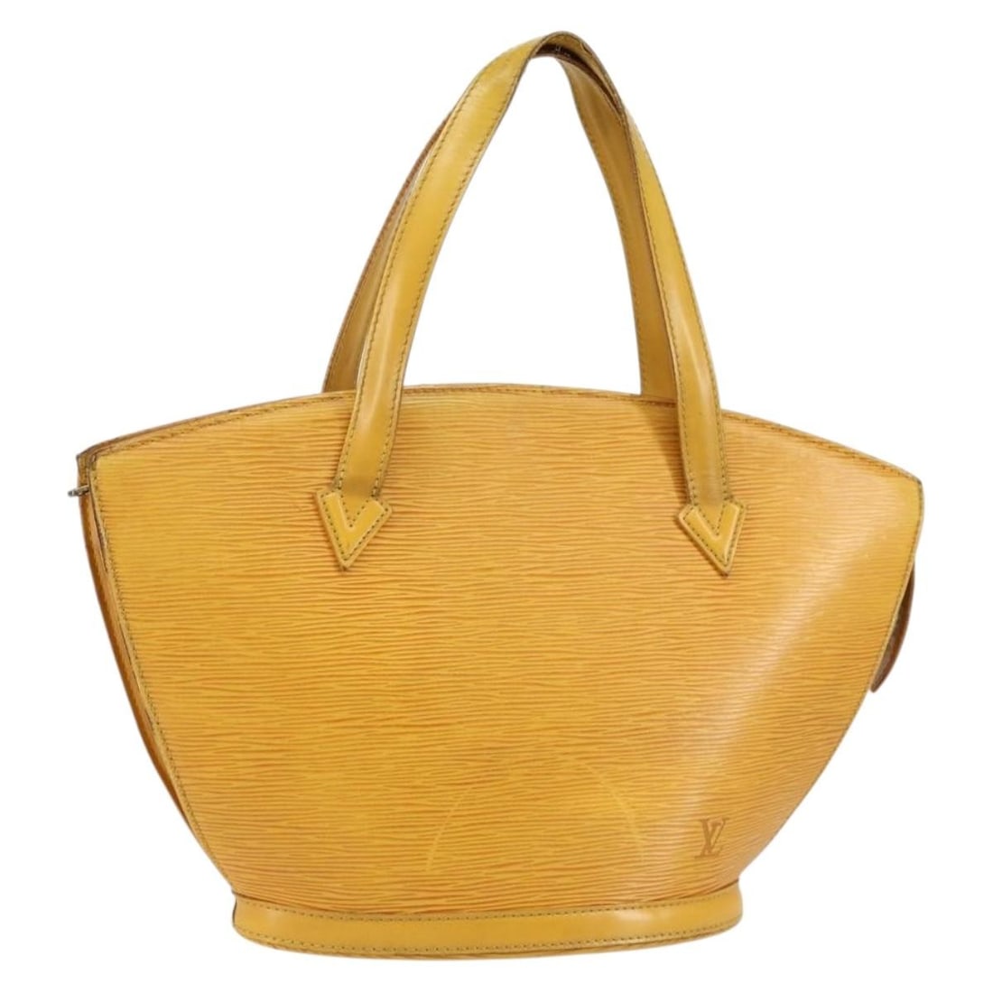 LOUIS VUITTON Epi Saint Jacques Yellow Hand Bag M52279 Authenticated: LOUIS VUITTON Epi Saint Jacques Yellow Hand Bag M52279 Authenticated This Louis Vuitton Epi Saint Jacques Hand Bag in a vibrant yellow is a stylish accessory crafted from durable Epi leather. Designed
