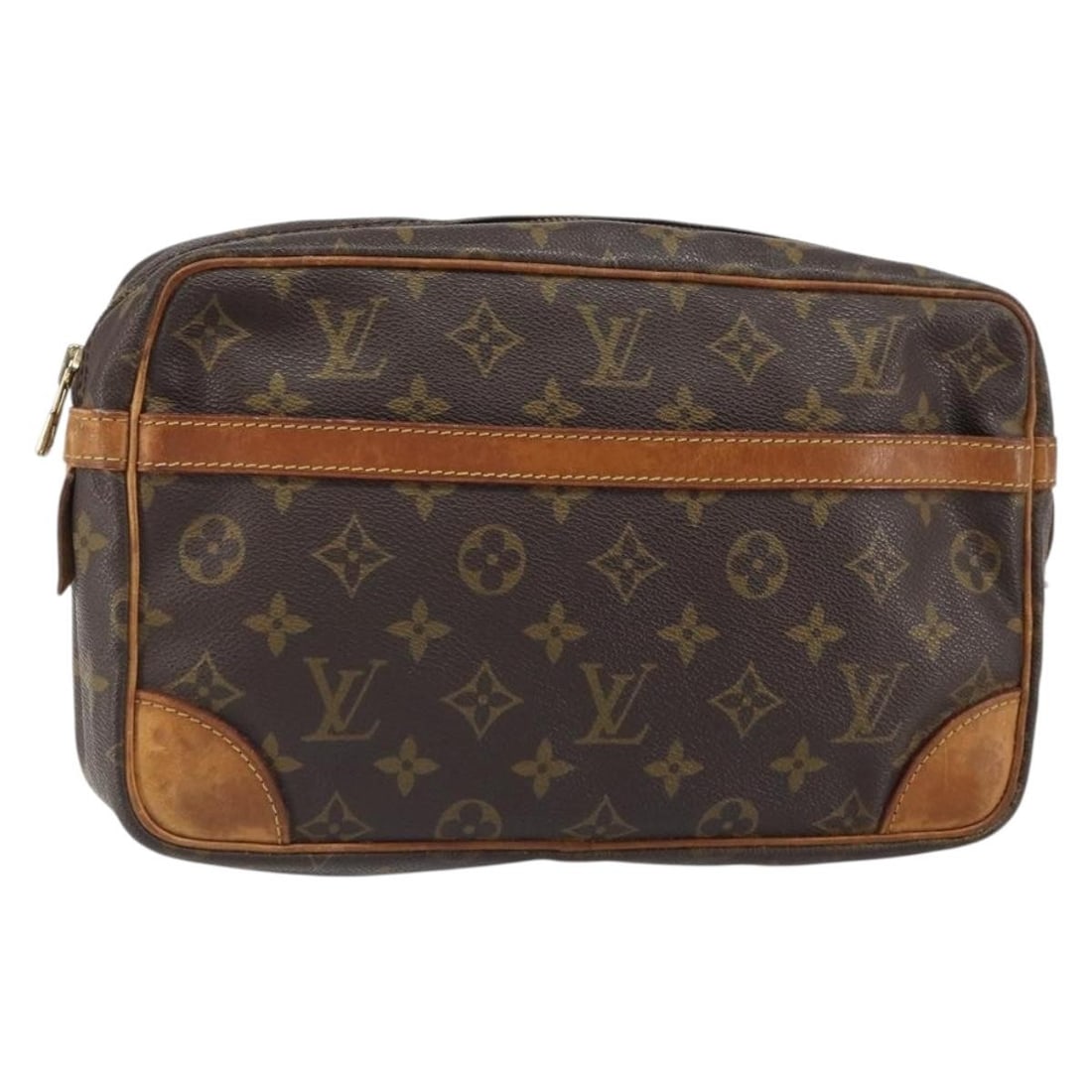 Louis Vuitton Compiegne 28 Monogram Canvas Clutch Bag M51845: Louis Vuitton Compiegne 28 Monogram Canvas Clutch Bag M51845 This is a Louis Vuitton Compiegne 28 clutch bag crafted from signature Monogram canvas. The bag features a monogram pattern exterior with a