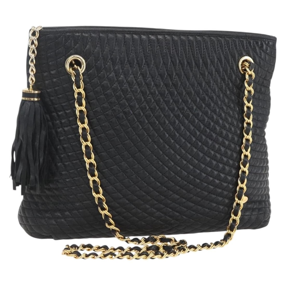 Bally Black Leather Vintage Tote Bag for Women Italy: Bally Black Leather Vintage Tote Bag for Women Italy This Bally vintage tote bag is crafted from black leather and designed for women. It features a spacious interior, metal fittings, and a classic si