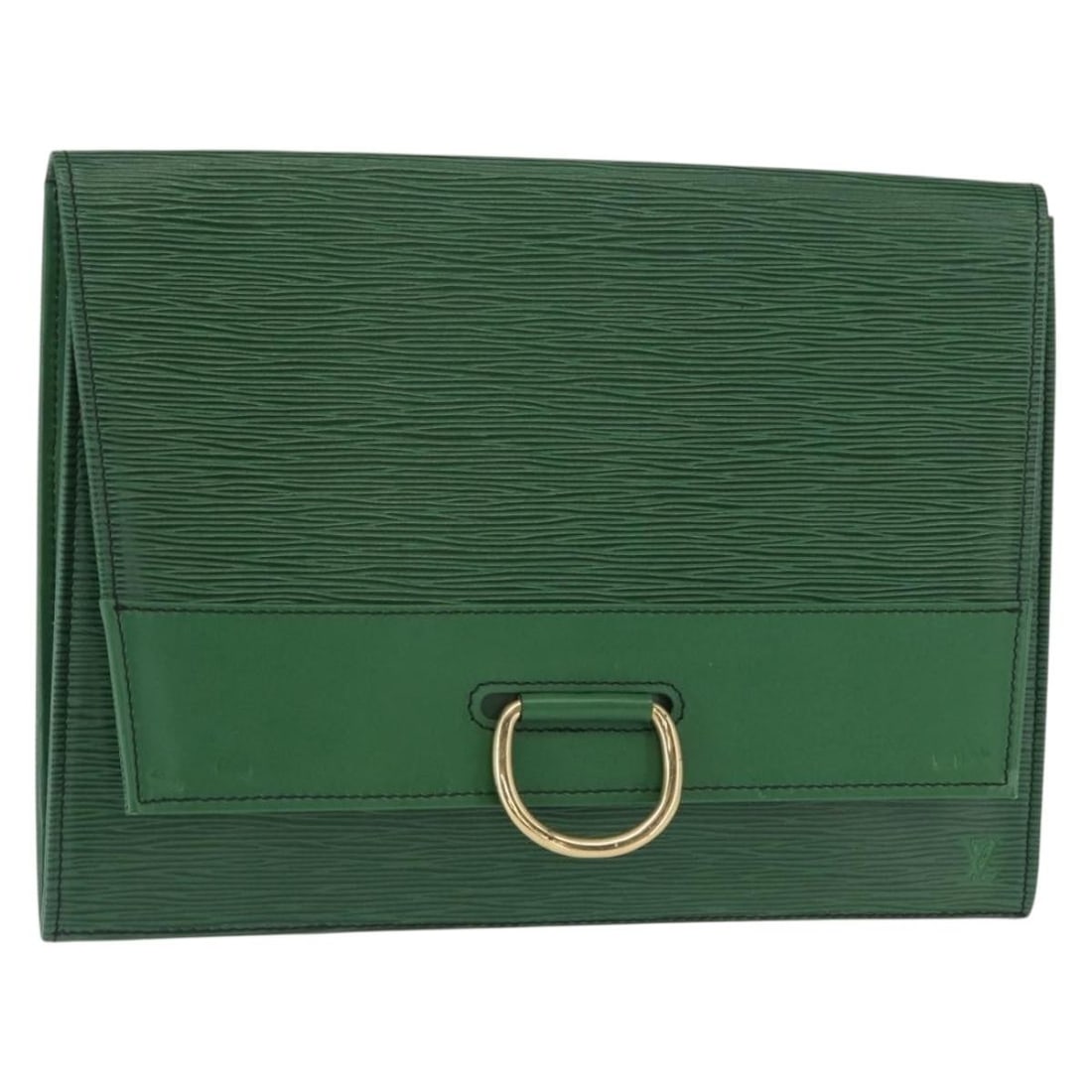 LOUIS VUITTON Epi Jena Green Clutch Bag M52724 Authentic France: LOUIS VUITTON Epi Jena Green Clutch Bag M52724 Authentic France This authentic Louis Vuitton Epi Jena Clutch Bag in vibrant green is an elegant accessory, perfect for any occasion. Crafted in France f