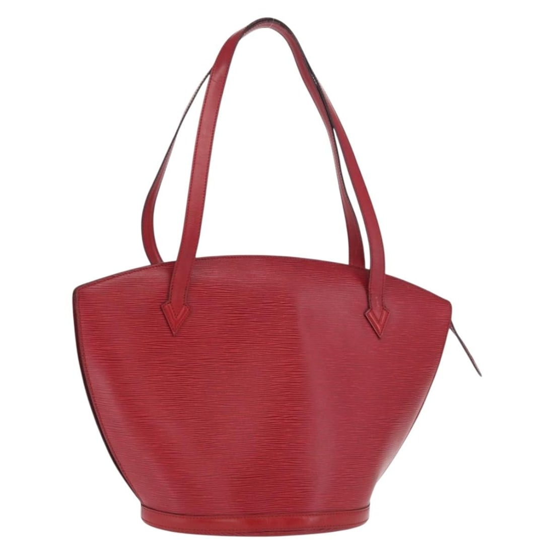 Louis Vuitton Saint Jacques Red Epi Leather Shoulder Bag M52277 France: Louis Vuitton Saint Jacques Red Epi Leather Shoulder Bag M52277 France This Louis Vuitton Epi Saint Jacques Shopping Shoulder Bag is crafted from red Epi leather and features a structured silhouette. 